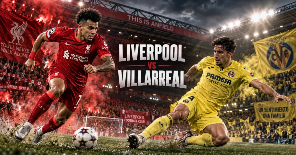 Zajazd na ligu majstrov fc liverpool vs villarreal s letenkami, ubytovanim a poistenim od ck superfanusik.sk