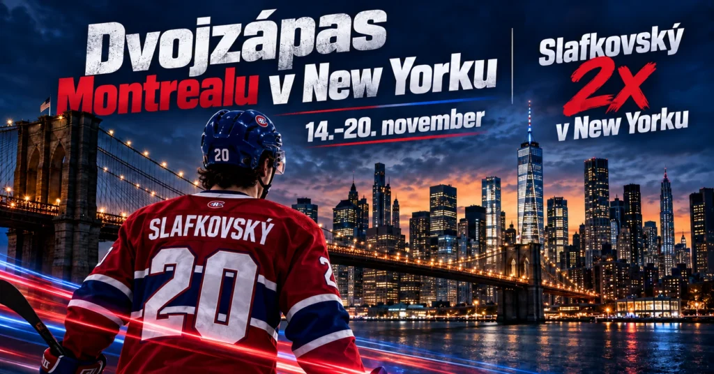 Zajazd na NHL: Dvojzápas Montrealu v New Yorku so sprievodcom s letenkami, ubytovanim na manhattane a za najlepsiu cenu na trhu